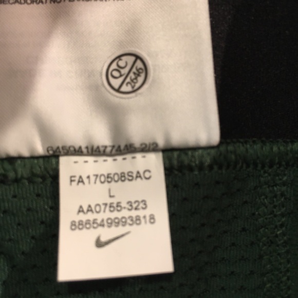 NIKE NBA PRO PADDED TIGHTS BUCKS 3/4 Men’s Sz L - Picture 4 of 6